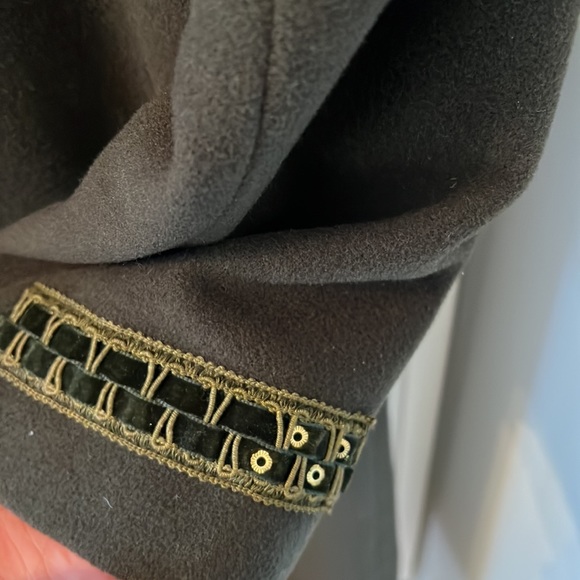 Women's Boutique Italian Sergio Feretti Jacket Pea Coat - Picture 14 of 16